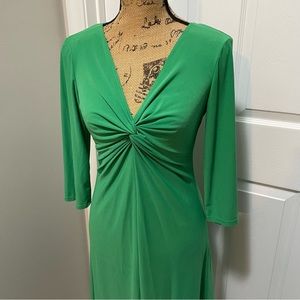 Tiana B Green Dress
